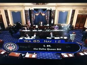 Delta Queen Overnight Steamboat Senate Vote